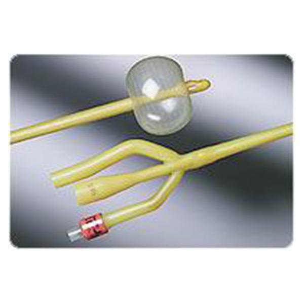 Catheter Foley/Irrigation Lubricath 16Fr 5cc Shrt Rnd Tp Hydro Ct 3Wy 16 12/CA